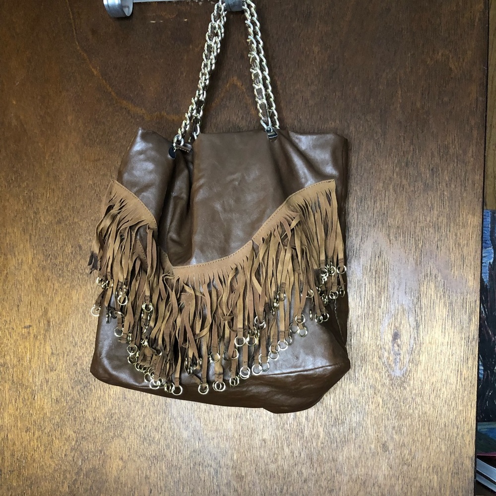Tassel oversized bag